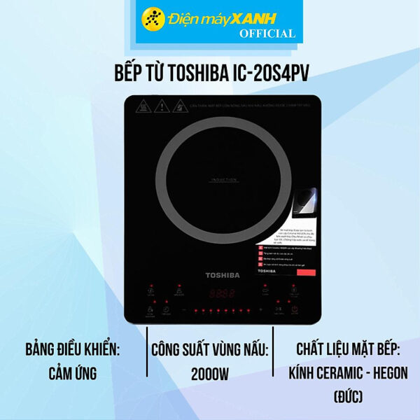 Bếp từ Toshiba IC-20S4PV - Hàng Chính Hãng