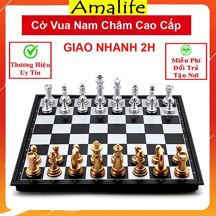 Cờ Vua Nam Châm Cao Cấp 25cm, 32cm, 36cm – Hàng Chính Hãng