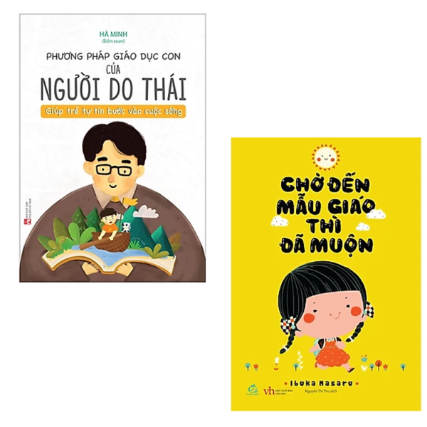 Combo 2 cuốn sách Làm Cha Mẹ: Phương Pháp Giáo Dục Con Của Người Do Thái - Giúp Trẻ Tự Tin Bước Vào Cuộc Sống + Chờ Đến Mẫu Giáo Thì Đã Muộn
