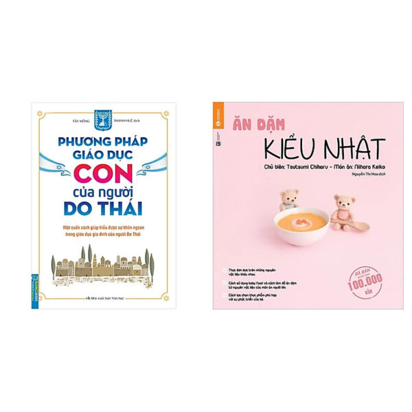 Combo 2Q: Phương Pháp Giáo Dục Con Của Người Do Thái + Ăn Dặm Kiểu Nhật (Sách Nuôi Con/Làm Cha Mẹ) (Tặng Kèm Bookmark thiết kế)