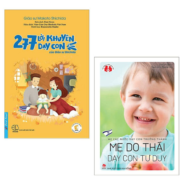 Combo Sách Nuôi Dạy Con Thông Minh Kiểu Do Thái: 277 Lời Khuyên Dạy Con Của Giáo Sư Shichida + Mẹ Các Nước Dạy Con Trưởng Thành - Mẹ Do Thái Dạy Con Tư Duy/ Sách Nuôi Dạy Con Từ...