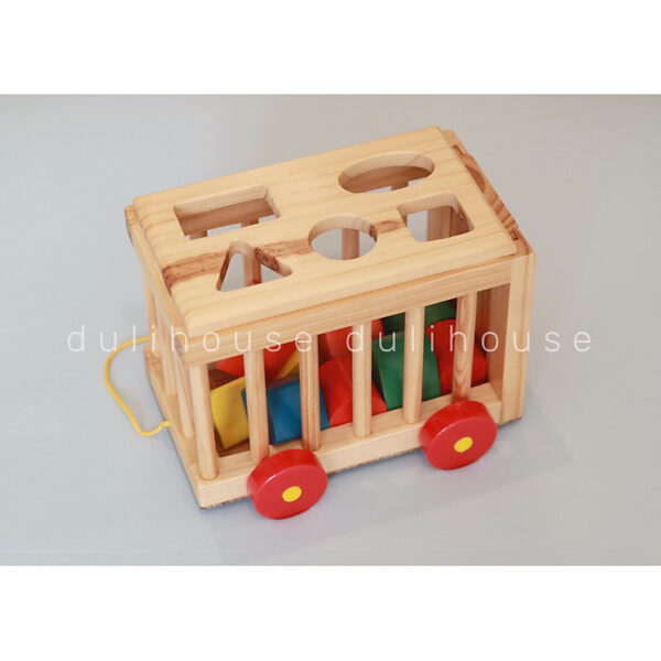 Đồ chơi gỗ Dulihouse Xe cũi thả hình