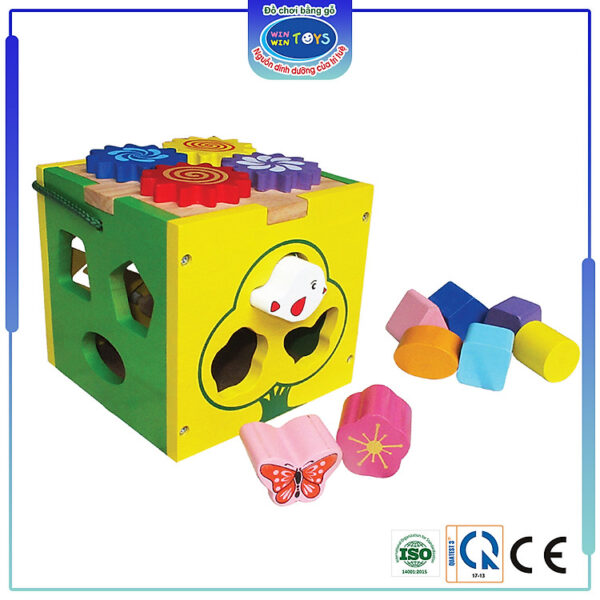 Đồ chơi gỗ Hộp thả khối đa năng | Winwintoys 67022 | Phát triển trí thông minh ,sự khéo tay | Đạt tiêu chuẩn CE và TCVN