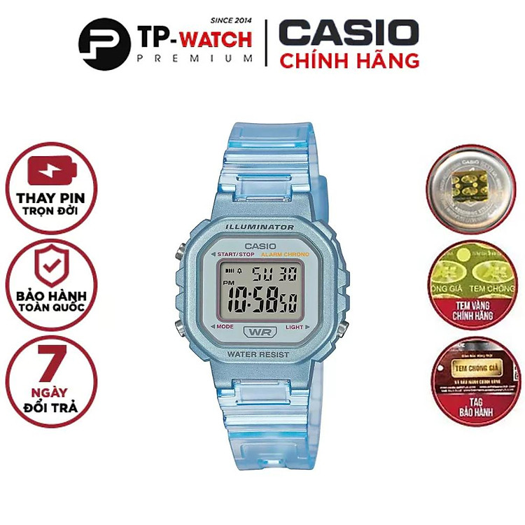 Đồng Hồ Nữ Dây Nhựa Casio Standard LA-20WHS-2ADF Chính Hãng | LA-20WHS-2A