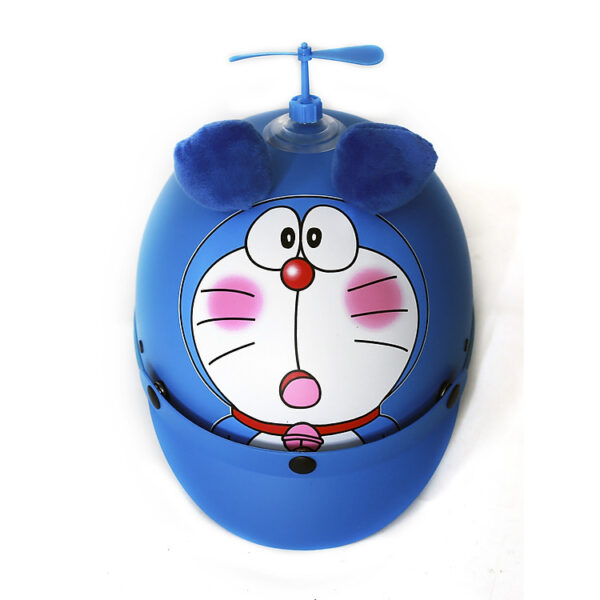 Mũ bảo hiểm doraemon đáng yêu 3D kèm chong chóng