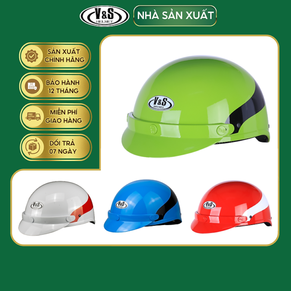Mũ Bảo Hiểm Trẻ Em 1/2 V&S VS03LT Hàng Chính Hãng Bảo Hành 12 Tháng Sản Phẩm Thời Trang Và Cao Cấp