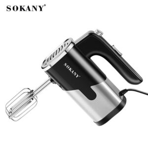 Máy Đánh Trứng Sokany SK-6621 Công Suất 800W, 5 Cấp Độ - Tặng 4 Que Đánh Trứng, Làm Bánh Inox 304 - HÀNG CHÍNH HÃNG - DELIYA