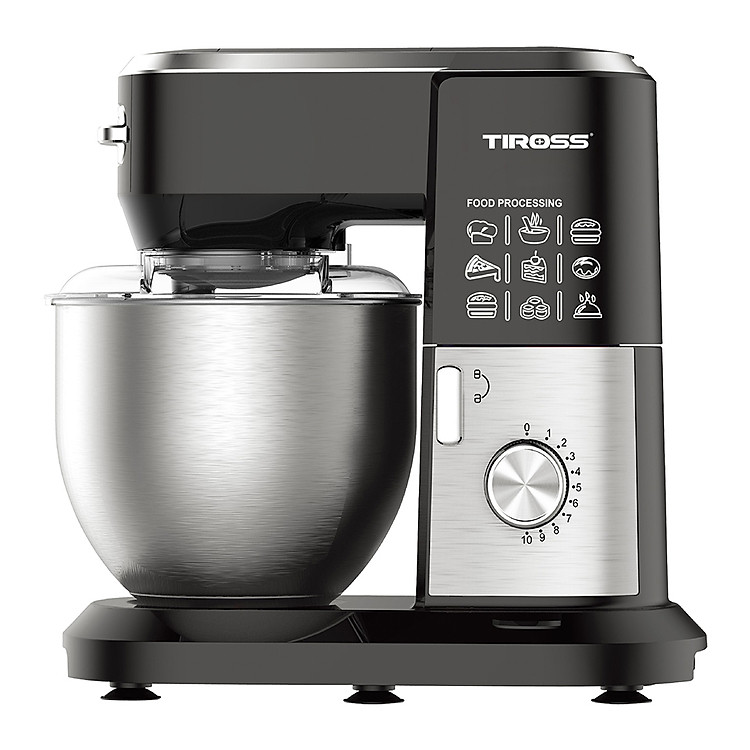 Máy đánh trứng trộn bột để bàn Tiross TS5401 – 6 lít – 1300W – Hàng chính hãng