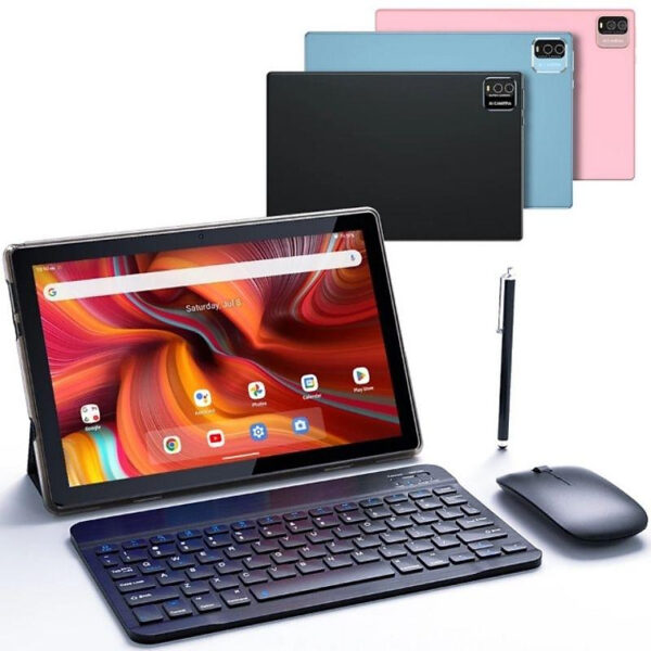 Máy tính bảng 10.1 inch TEKKIN TI-8020 cpu 4 nhân 2.0ghz ram 6GB 128GB tặng bao da - hàng nhập khẩu