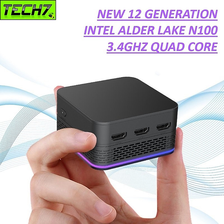 Máy Tính Siêu Nhỏ Ultra Mini T9 PLUS – Intel thế hệ 12 Alder Lake N100 – Hỗ Trợ Xuất Hình 4K 60hz hàng nhập khẩu