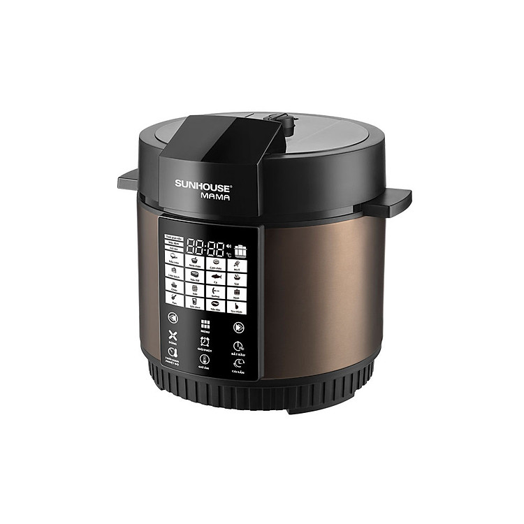 NỒI ÁP SUẤT ĐIỆN TỬ ĐA NĂNG SUNHOUSE MAMA SHD1588B, Dung tích 5L