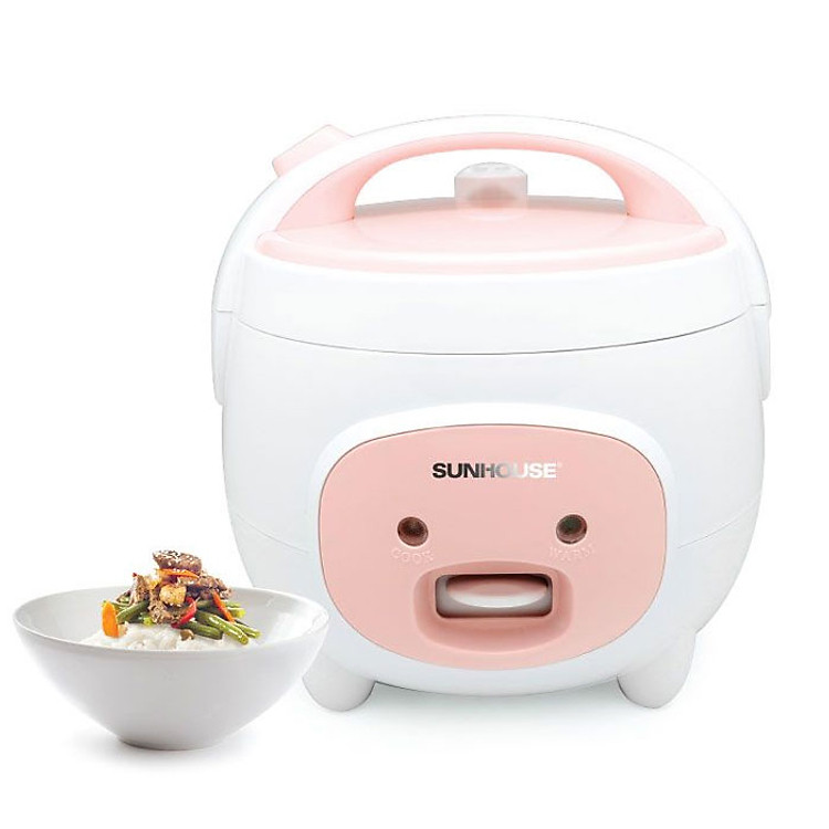 Nồi Cơm Điện Nắp Gài Sunhouse SHD8217W (1.2L) – Hàng chính hãng