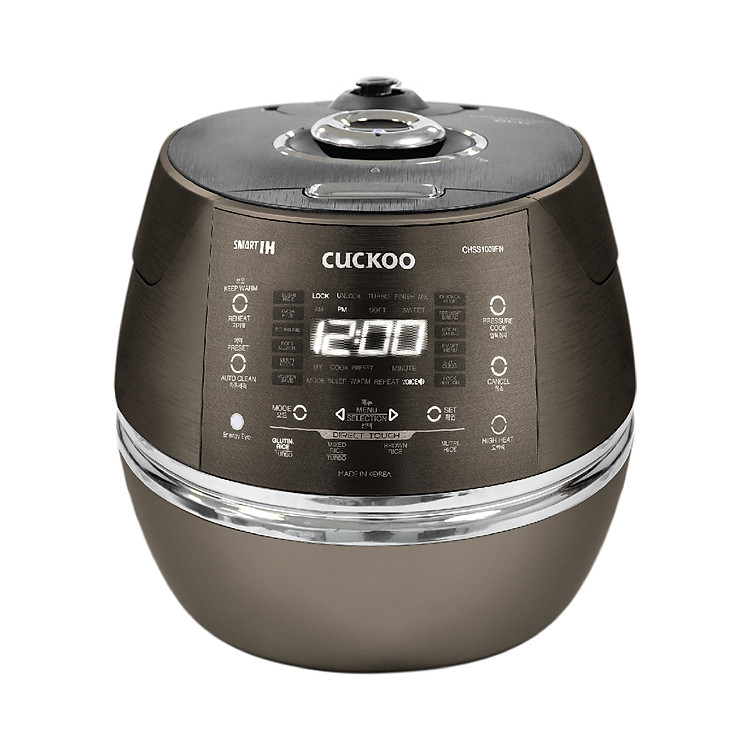 Nồi cơm điện tử áp suất cao tần Cuckoo 1.8L CRP-CHSS1009FN (Màu nâu) – Hàng chính hãng
