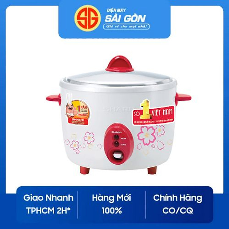 Nồi cơm nắp rời Sharp 2.2 lít KSH-D22V-Hàng chính hãng