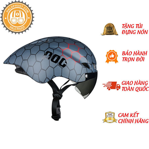 Nón Poc P01 Hiện Đại Có Kính Đủ Màu