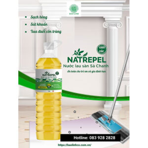 Nước lau sàn Chanh sả 1500ml chống côn trùng mùi hương thơm ngát, thoải mái, dễ chịu, thư giãn