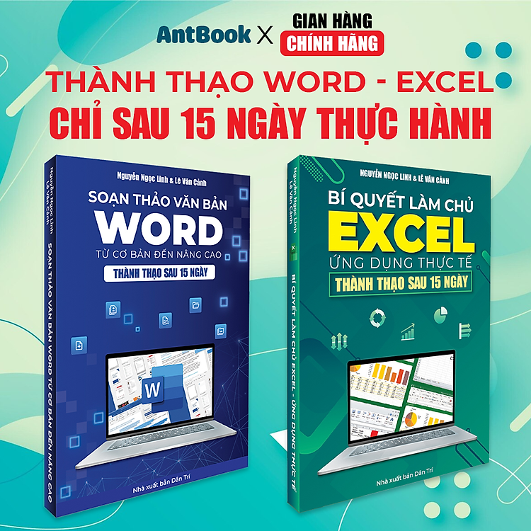 Sách Word – Excel Bộ 2 Cuốn Tin Học Văn Phòng Cho Người Đi Làm Từ Cơ Bản Đến Nâng Cao Có Tặng Kèm Video Hướng Dẫn