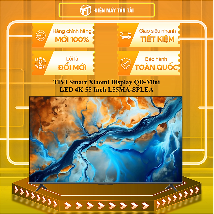 Smart TIVI Xiaomi Display QD-Mini LED 4K 55 Inch L55MA-SPLEA – HÀNG CHÍNH HÃNG – CHỈ GIAO HCM