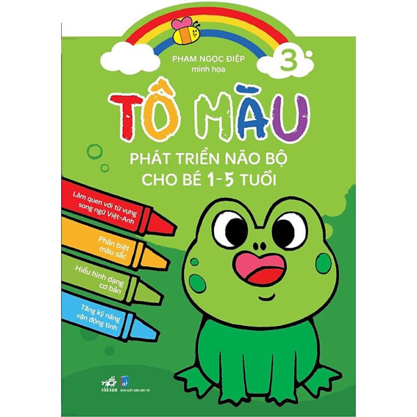 Tô Màu Phát Triển Trí Não Bộ Cho Bé 1-5 Tuổi - Tập 3