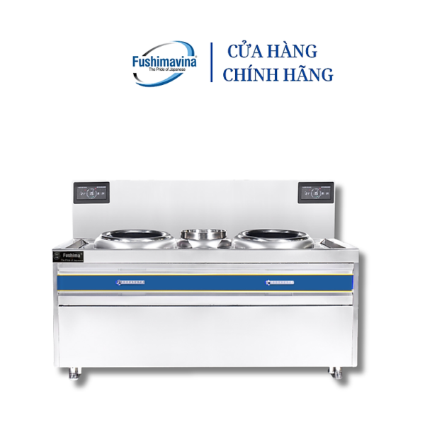 [CỬA HÀNG CHÍNH HÃNG] Bếp từ công nghiệp đôi 8KWx2 mặt lõm Fushimavina