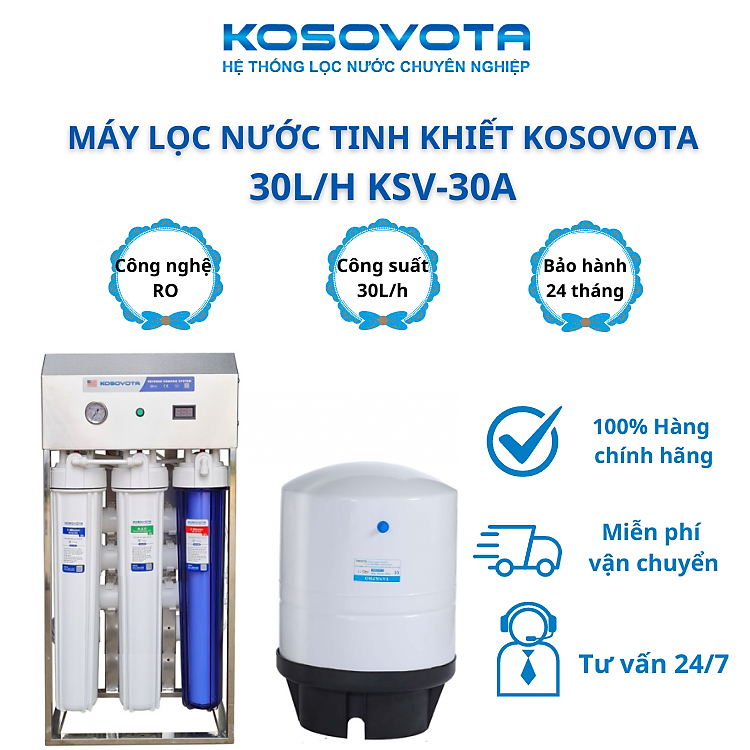 Máy lọc nước 30L/H Kosovota Pro bán công nghiệp (Hàng chính hãng)