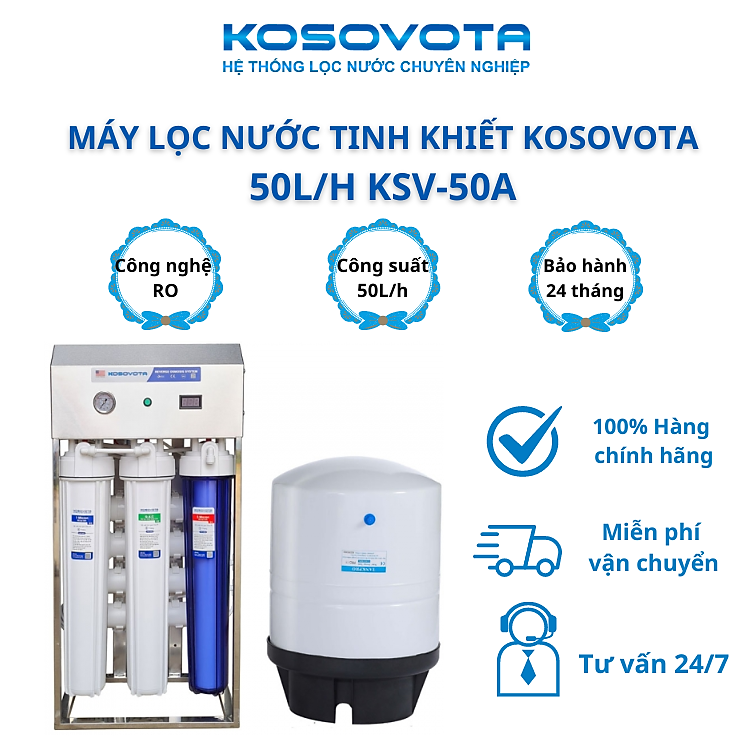 Máy lọc nước 50L/H Kosovota Pro bán công nghiệp (Hàng chính hãng)
