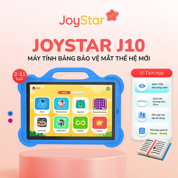 Máy tính bảng Joystar J10 - Hàng chính hãng -Bảo vệ mắt - Chống ánh sáng xanh