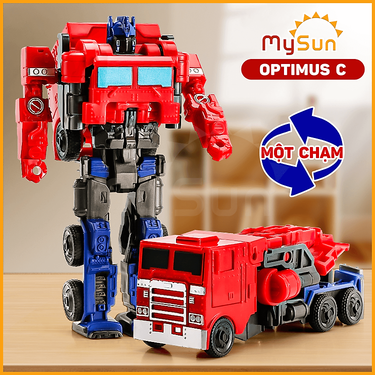 Xe robot biến hình đồ chơi mô hình rô bốt ô tô cho bé trai người máy giá rẻ MySun