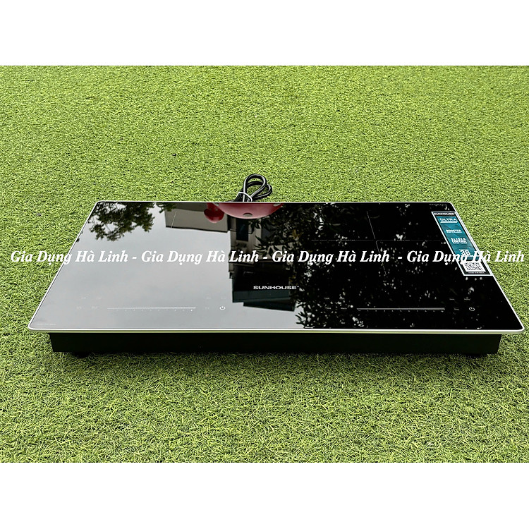 Bếp từ đôi Sunhouse SHB-566HL, Công suất 4000W, Mặt kính Ultra Vitro Ceramic bo viền sang trọng, Chức năng nấu nhanh Booster, Bảng điều khiển Slider Control siêu nhạy, Tính năng…