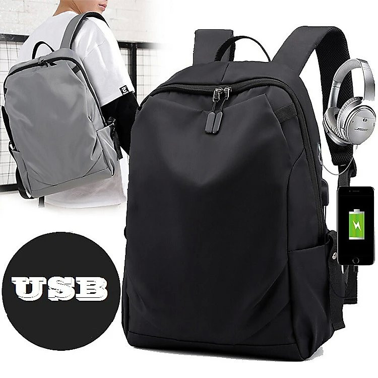 Balo laptop chống nước siêu bền – chống trộm – tích hợp USB sạc ngoài phong cách DRU – BL03 – Hàng Chính Hãng