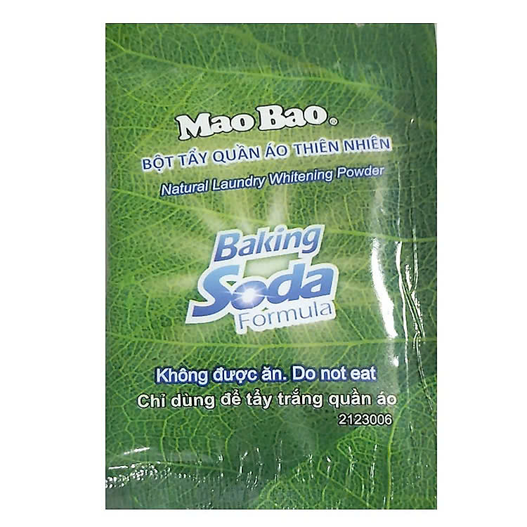 COMBO 3 Gói Bột Tẩy Quần Áo Thiên Nhiên chứa Baking Soda (12g x 1 gói)