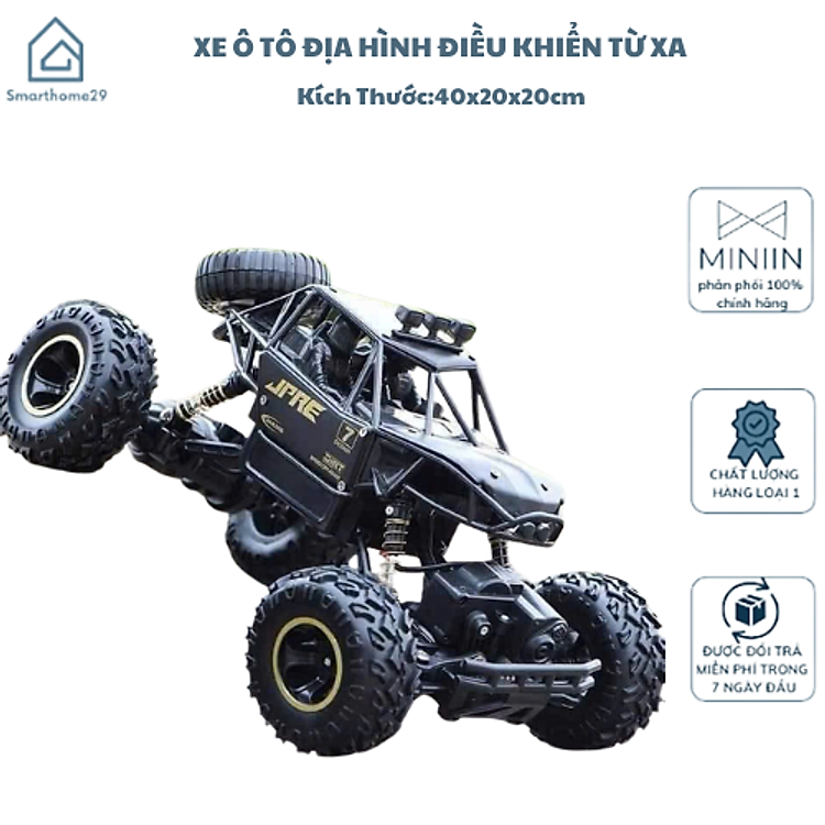 Đồ Chơi Ô Tô Địa Hình Có Điều Khiển Từ Xa – Động Cơ Mạnh Mẽ, An Toàn Cho Bé – HÀNG CHÍNH HÃNG MINIIN