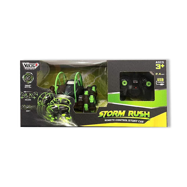 Đồ Chơi Siêu Xe Biểu Diễn Storm Rush Điều Khiển Từ Xa (Xanh) VECTO VT619/GR