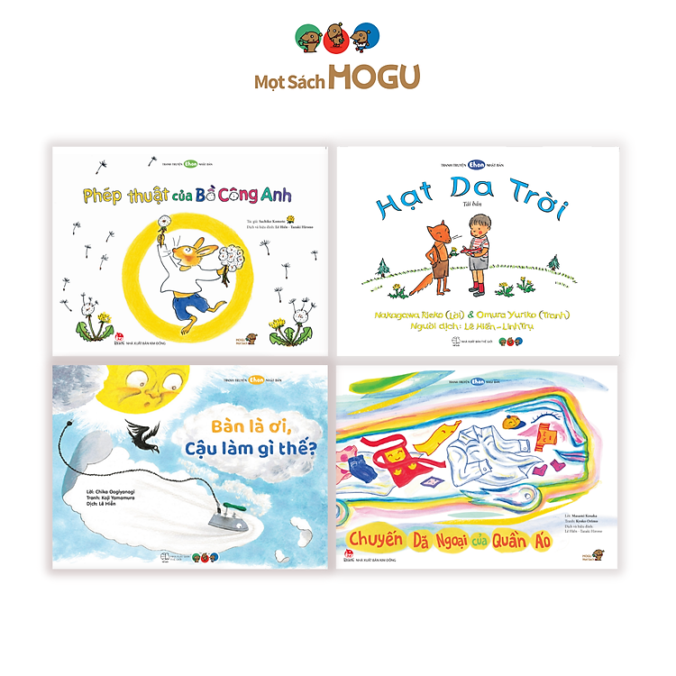 Sách cho bé từ 3 tuổi – Bộ 4 cuốn Phép màu diệu kỳ (Tranh truyện Ehon Nhật Bản)