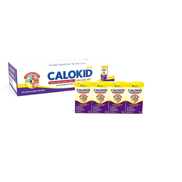 Thùng sữa bột pha sẵn Calokid gold 110ml [Thùng 48 hộp x 110ml]