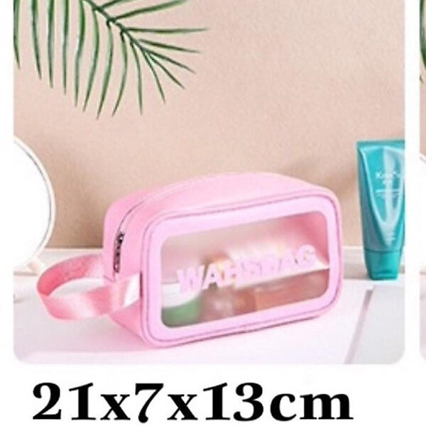 Túi Đựng Mỹ Phẩm, Đồ Trang Điểm Đi Du Lịch Washbag Trong Suốt Chống Thấm Nước Tiện Lợi- Hàng Chính Hãng