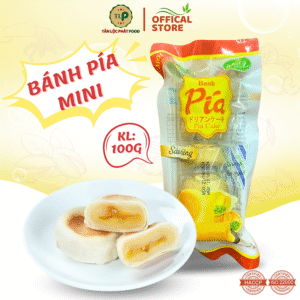 Bánh Pía Mini TLP | Vị Sầu Riêng | Túi 100g 5 Bánh | Đặc Sản Sóc Trăng