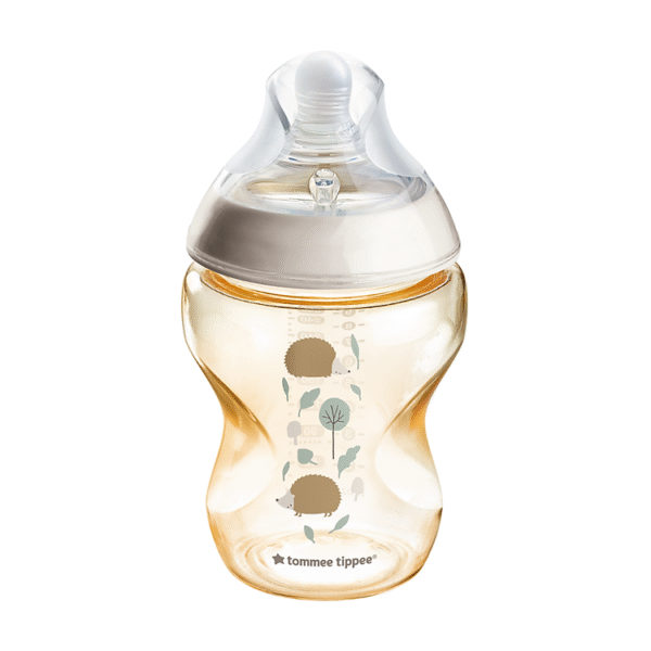 Bình Sữa PPSU Ty Siêu Mềm Tự Nhiên Tommee Tippee 260ml, Núm Ty Của Bình 3-6 Tháng, Họa Tiết