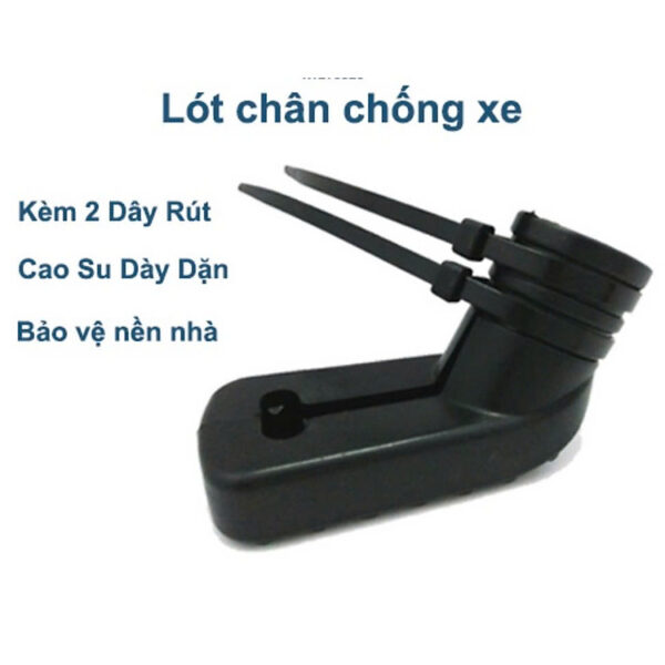 Combo 3 bọc chân chống xe máy bảo vệ chống trầy nền sàn - Hàng chính hãng