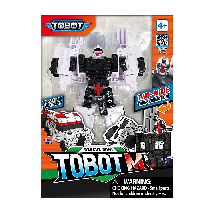 Đồ Chơi Tobot Cứu Hộ Biến Hình Xe Cứu Thương M Tobot 301158