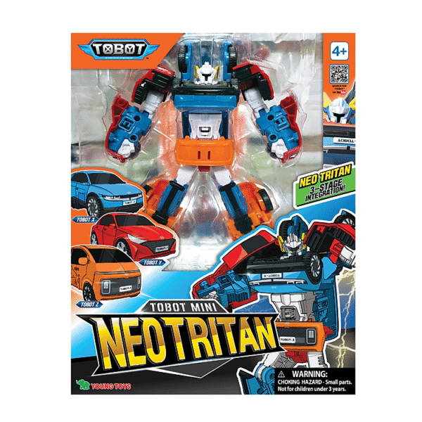 Đồ Chơi Tobot Tích Hợp 3 Trong 1 Neo Tritan Tobot 301161