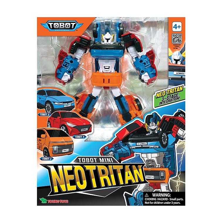Đồ Chơi Tobot Tích Hợp 3 Trong 1 Neo Tritan Tobot 301161