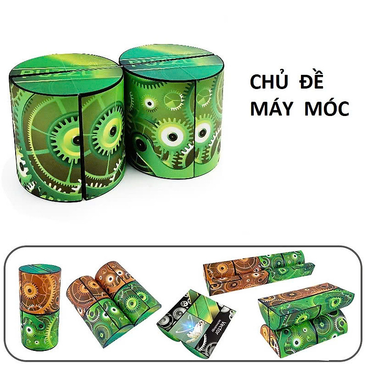 Đồ Chơi Trí Tuệ Khối Rubik Biến Hình Biến Thể Phát Triển Trí Não Cho Bé Rèn Luyện Trí Nhớ Có Nam Châm Đồ Chơi Khối Lập Phương Ma Thuật Thần Kỳ Magic Cube Rubik 3D Gia Đình