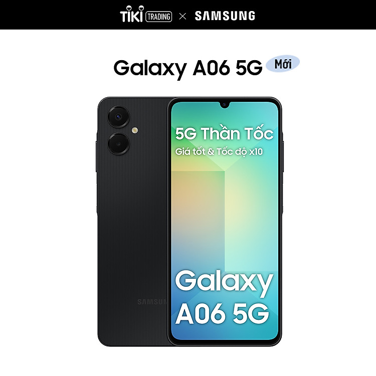 Điện thoại Samsung Galaxy A06 5G (4GB/64GB) – Đã kích hoạt bảo hành điện tử – Hàng chính hãng