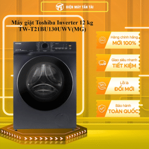 Máy giặt Toshiba Inverter 12 kg TW-T21BU130UWV(MG) - HÀNG CHÍNH HÃNG - CHỈ GIAO HCM