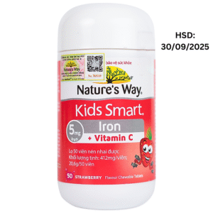Nature's Way Kids Smart IRON C - Bổ Sung Sắt Cho Trẻ Em (50 viên /Lọ)
