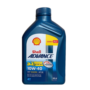 Nhớt Shell Advance AX7 Scooter 10W40 cho xe ga