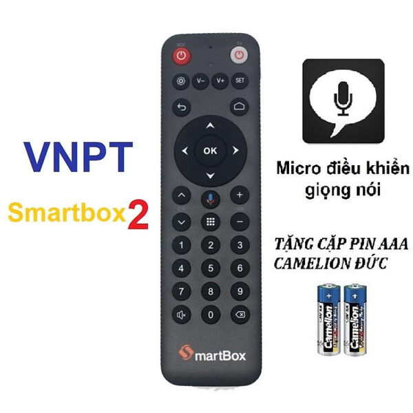 Remote điều khiển VNPT Smartbox micro điều khiển giọng nói mytv android smart box - hàng nhập khẩu