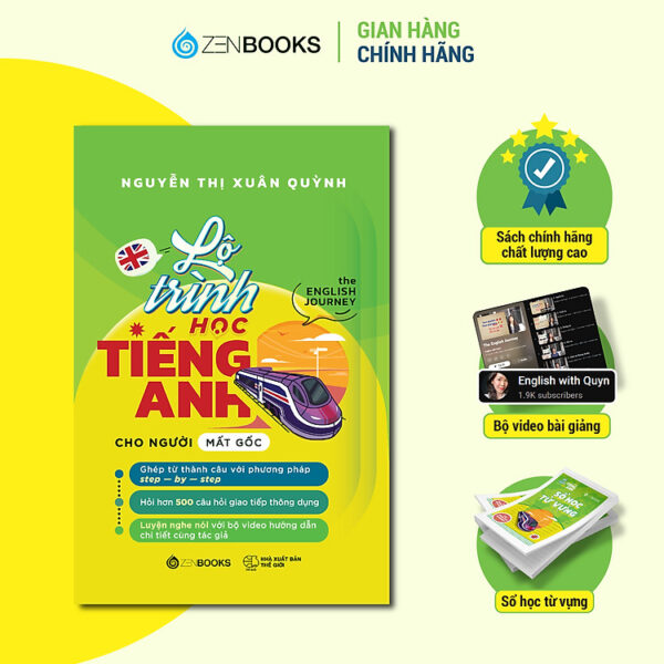 Sách - Lộ Trình Học Tiếng Anh Cho Người Mất Gốc (The English Journey) - Nguyễn Thị Xuân Quỳnh