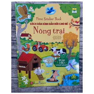 Sách - Sách dán hình đầu đời cho bé - Nông trại